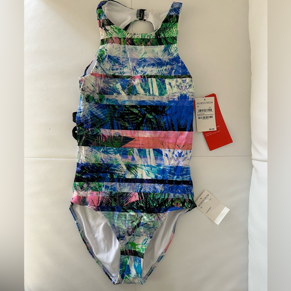 NTW Girls Zella Girl one piece swimsuit